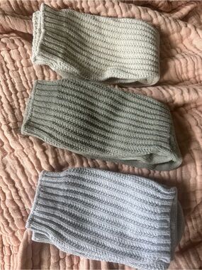 Skims Slouch Socks - Set of 3! Cream, Olive, Light Gray
